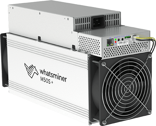 WhatsMiner M50S+ air-cooled miner — official MicroBT product photo